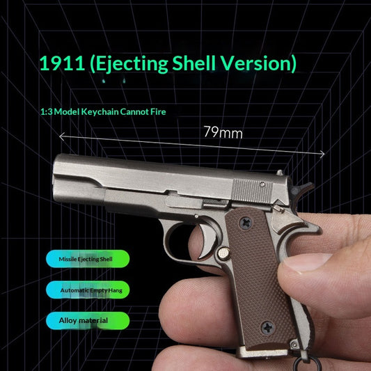 Scale Model 1911 Colt Pistol Keychain