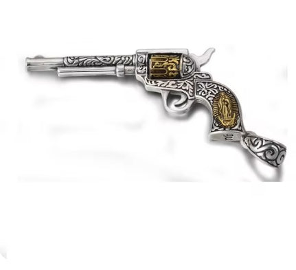 Plata Fina Custom Pistol Necklace 925 Silver