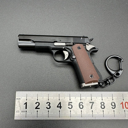 Scale Model 1911 Colt Pistol Keychain